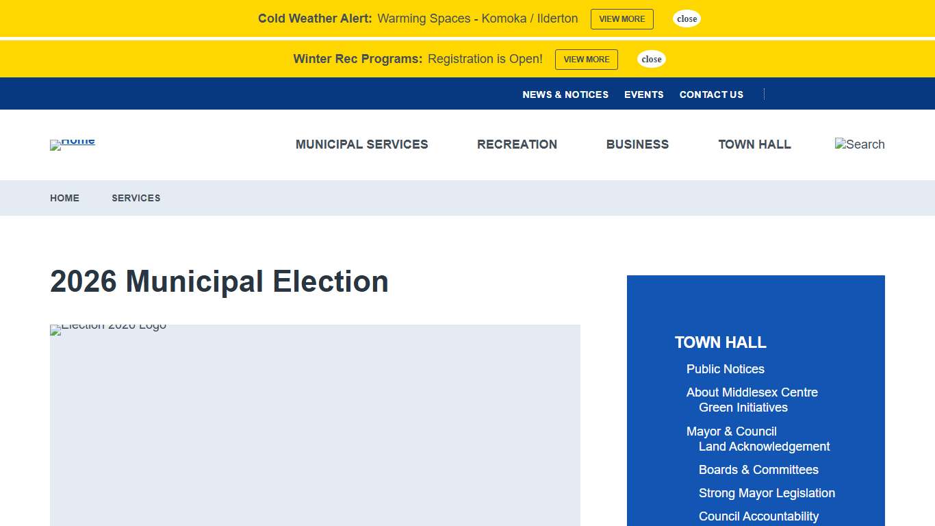 2026 Municipal Election Middlesex Centre